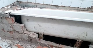 Демонтаж ванной комнаты в Новокубанске - стоимость работ от 813 руб. | Сварной-Нкб